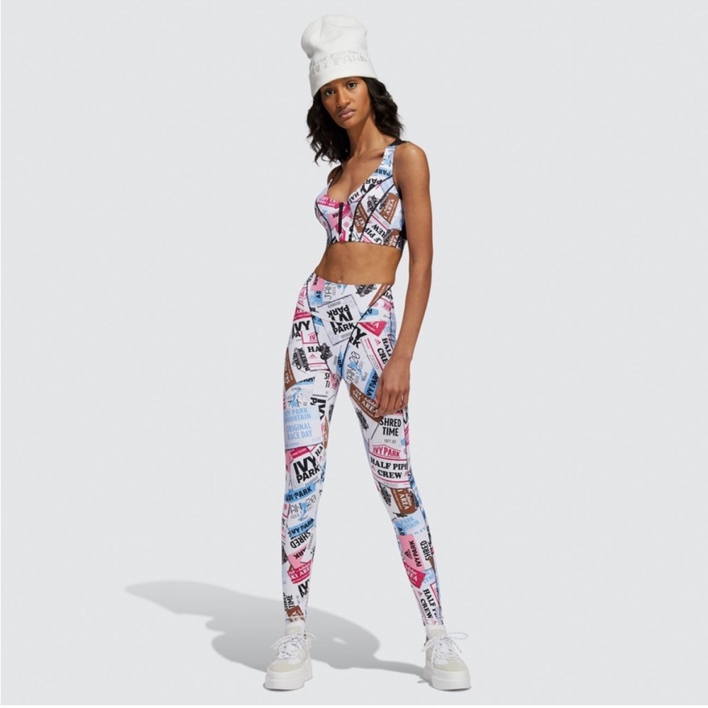 IVY PARK X ADIDAS Ski Tag Multicolor Printed Leggings
